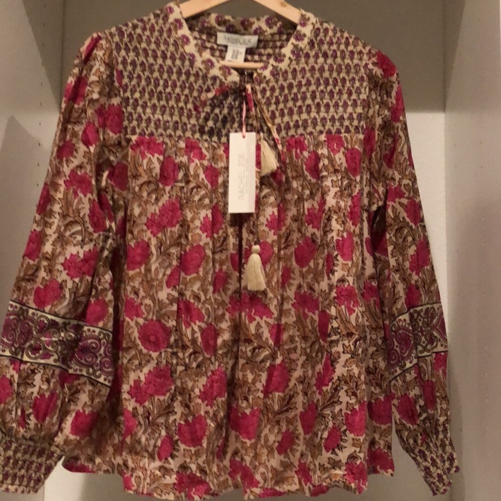 Rachel Zoe floral blouse.